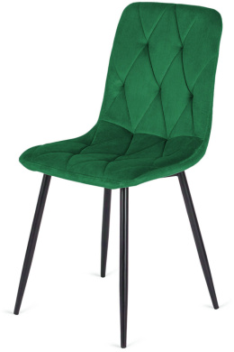 Krzesło tapicerowane BORGO VELVET GREEN