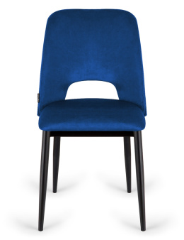 Krzesło tapicerowane GOTI BLUE VELVET