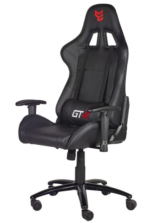 Fotel obrotowy gamingowy GTR BLACK PRO-XL Fotel obrotowy gamingowy GTR BLACK PRO-XL
