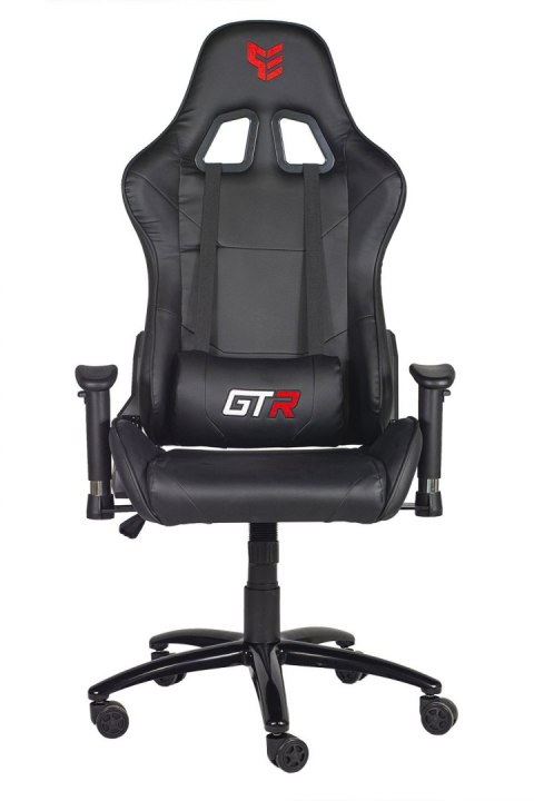 Fotel obrotowy gamingowy GTR BLACK PRO-XL Fotel obrotowy gamingowy GTR BLACK PRO-XL