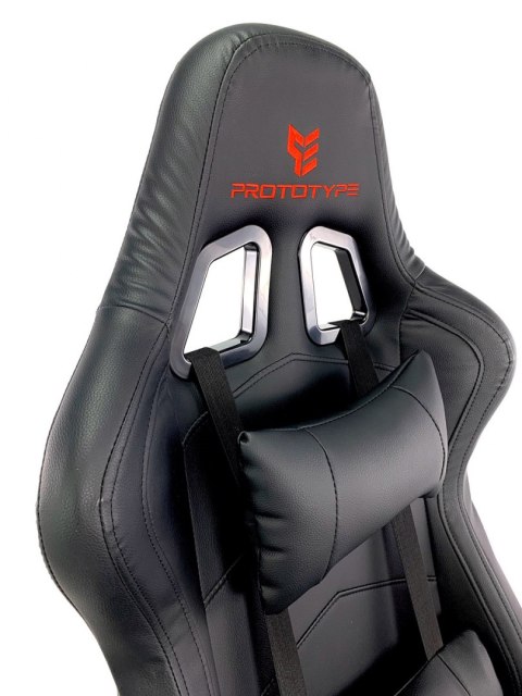 Fotel obrotowy gamingowy GTR BLACK PRO-XL Fotel obrotowy gamingowy GTR BLACK PRO-XL