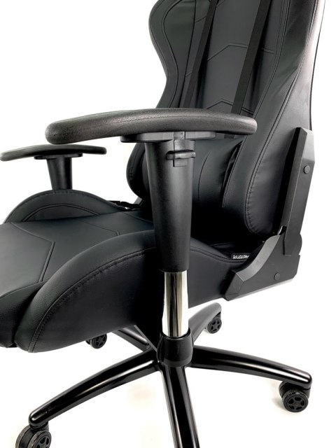 Fotel obrotowy gamingowy GTR BLACK PRO-XL Fotel obrotowy gamingowy GTR BLACK PRO-XL
