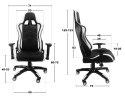 Fotel obrotowy gamingowy DESMO ALCANTARA PRO-XL
