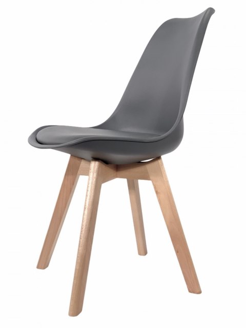 Krzesło skandynawskie MONZA DARK GREY Pro Krzesło skandynawskie MONZA DARK GREY Pro