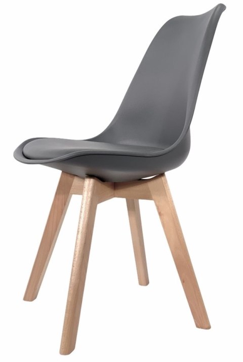 Krzesło skandynawskie MONZA DARK GREY Pro Krzesło skandynawskie MONZA DARK GREY Pro