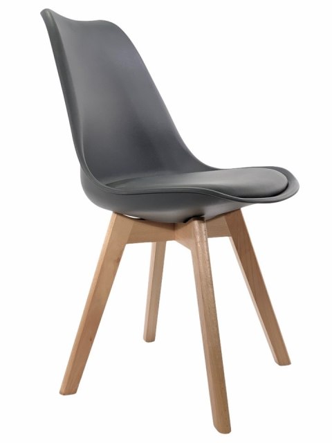 Krzesło skandynawskie MONZA DARK GREY Pro Krzesło skandynawskie MONZA DARK GREY Pro