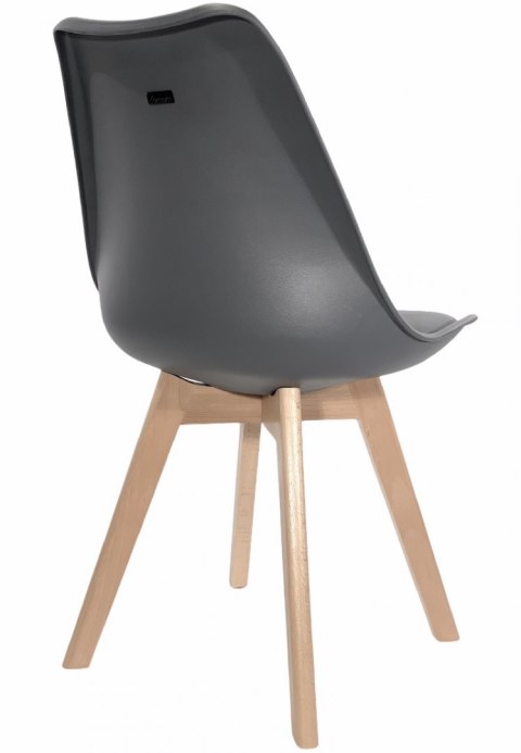 Krzesło skandynawskie MONZA DARK GREY Krzesło skandynawskie MONZA DARK GREY