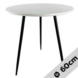 Stół okrągły VINCI WHITE 60 cm