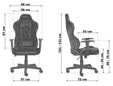 Fotel obrotowy gamingowy DIAVEL ALCANTARA PRO-XL Fotel obrotowy gamingowy DIAVEL ALCANTARA PRO-XL