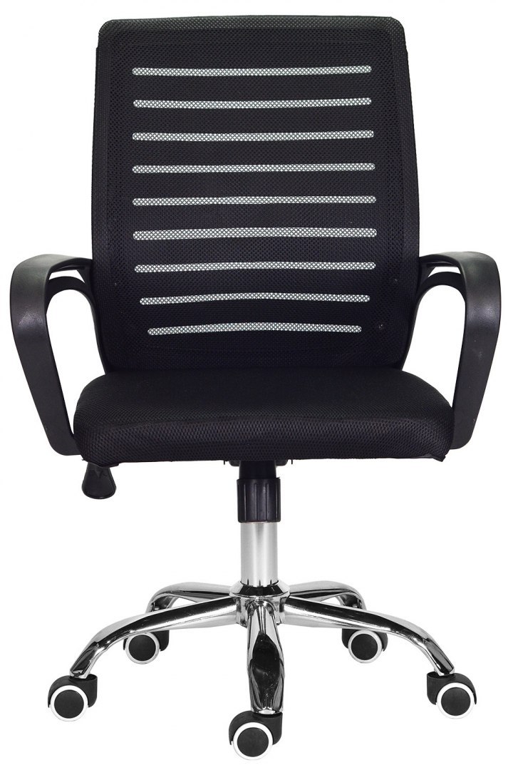 Fotel krzesło obrotowe do biurka ARNO czarny siatka