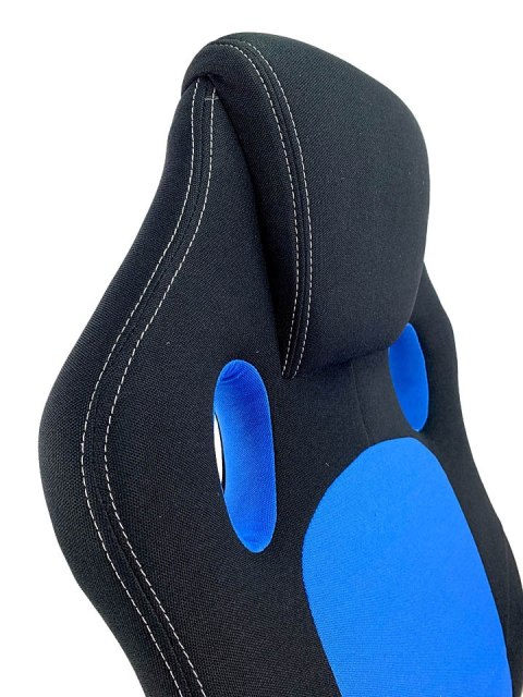 Fotel obrotowy do biurka CARRERA L BLUE FABRIC Fotel obrotowy do biurka CARRERA L BLUE FABRIC