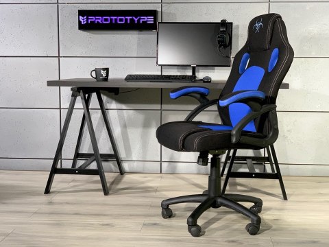 Fotel obrotowy do biurka CARRERA M BLUE FABRIC Fotel obrotowy do biurka CARRERA M BLUE FABRIC