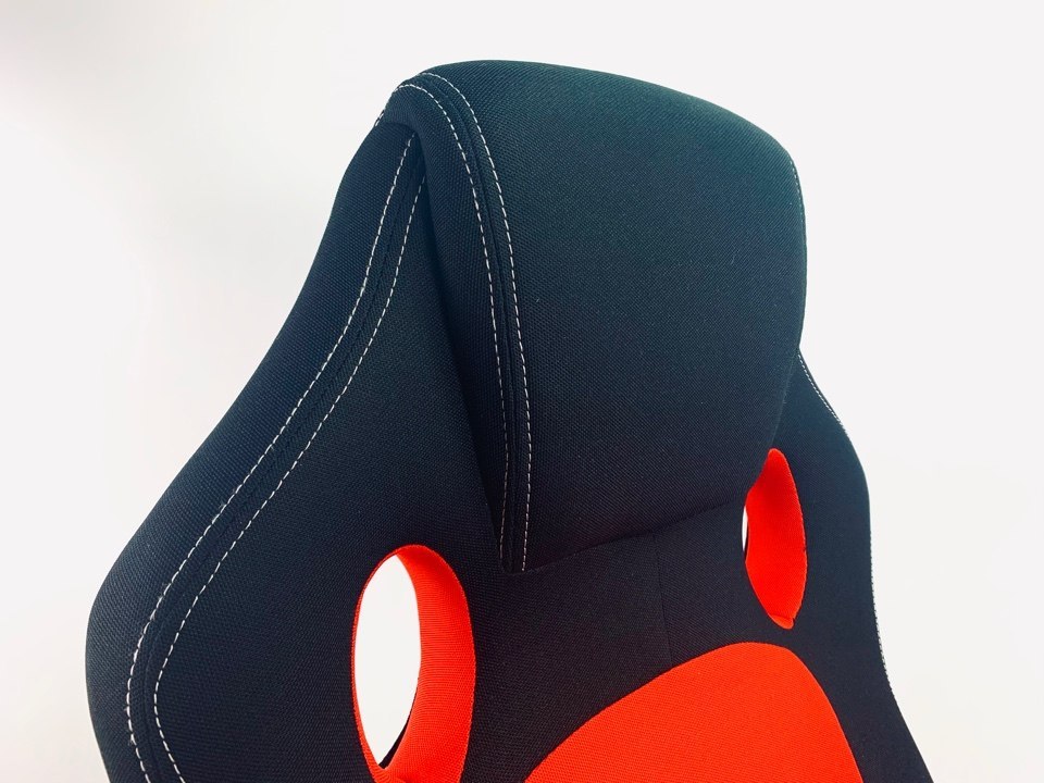Fotel obrotowy do biurka CARRERA L RED FABRIC Fotel obrotowy do biurka CARRERA L RED FABRIC