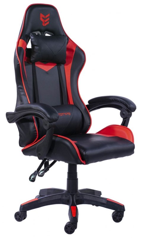 Fotel obrotowy gamingowy HERO RED PU Fotel obrotowy gamingowy HERO RED PU