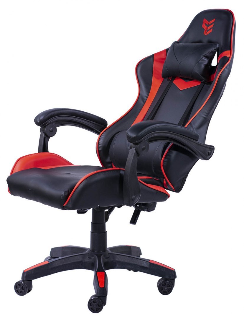 Fotel obrotowy gamingowy HERO RED PU Fotel obrotowy gamingowy HERO RED PU