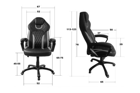 Fotel obrotowy do biurka SPIDER ALCANTARA SPC Fotel obrotowy do biurka SPIDER ALCANTARA SPC