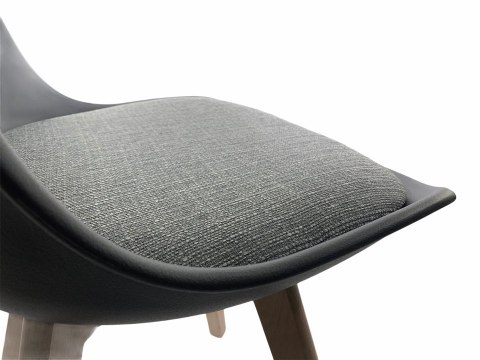 Krzesło skandynawskie MONZA DARK GREY Pro - Grey Fabric V Krzesło skandynawskie MONZA DARK GREY Pro - Grey Fabric V