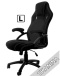 Fotel obrotowy do biurka CARRERA L BLACK FABRIC