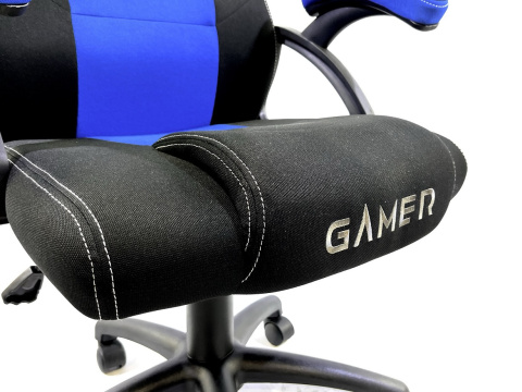 Fotel obrotowy do biurka CARRERA M BLUE FABRIC Fotel obrotowy do biurka CARRERA M BLUE FABRIC