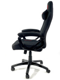 Fotel obrotowy do biurka HELLCAT BLACK FABRIC
