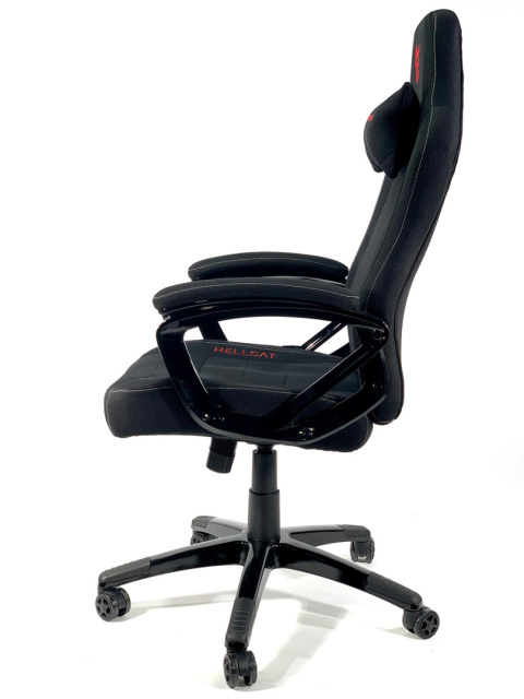Fotel obrotowy do biurka HELLCAT BLACK FABRIC Fotel obrotowy do biurka HELLCAT BLACK FABRIC