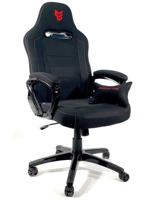 Fotel obrotowy do biurka HELLCAT BLACK FABRIC Fotel obrotowy do biurka HELLCAT BLACK FABRIC