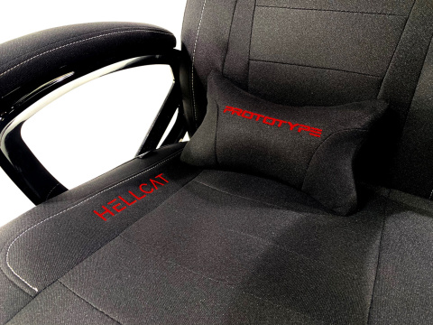 Fotel obrotowy do biurka HELLCAT BLACK FABRIC Fotel obrotowy do biurka HELLCAT BLACK FABRIC