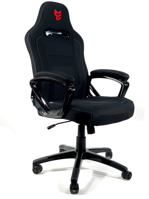 Fotel obrotowy do biurka HELLCAT BLACK FABRIC Fotel obrotowy do biurka HELLCAT BLACK FABRIC