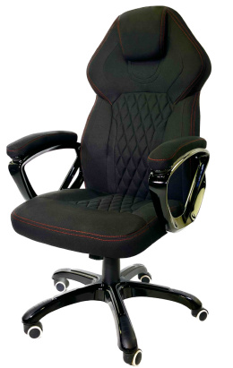 Fotel obrotowy do biurka SPIDER BLACK FABRIC SPC