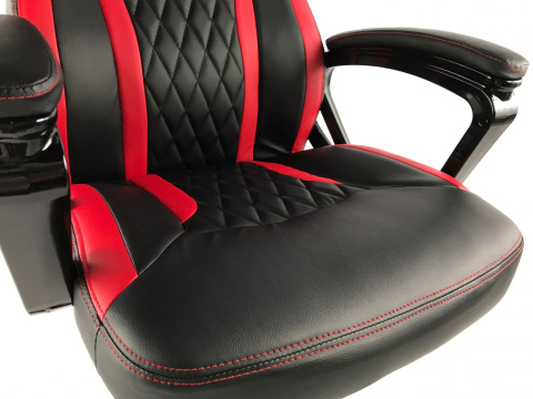 Fotel obrotowy do biurka SPIDER BLACK RED PU Fotel obrotowy do biurka SPIDER BLACK RED PU
