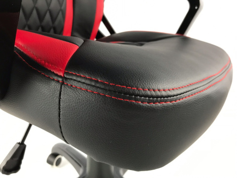 Fotel obrotowy do biurka SPIDER BLACK RED PU Fotel obrotowy do biurka SPIDER BLACK RED PU
