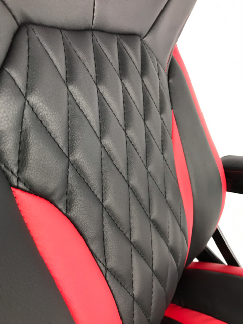 Fotel obrotowy do biurka SPIDER BLACK RED PU Fotel obrotowy do biurka SPIDER BLACK RED PU
