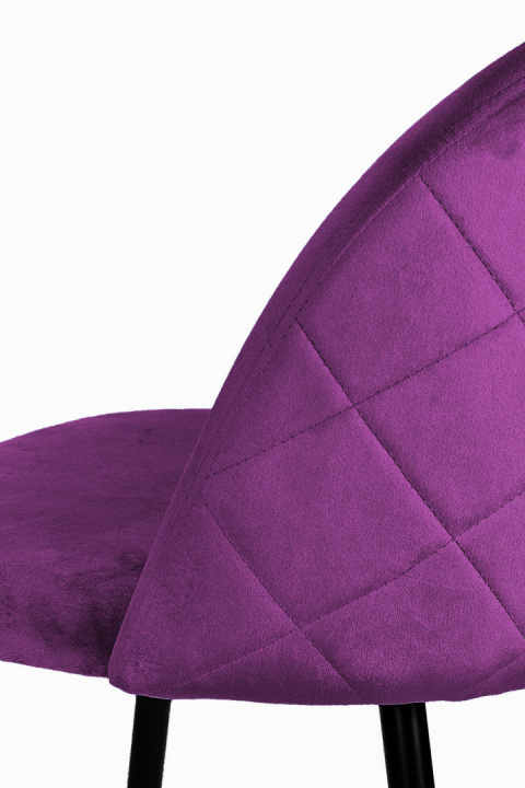 Krzesło tapicerowane GLORIA PURPLE VELVET Krzesło tapicerowane GLORIA PURPLE VELVET