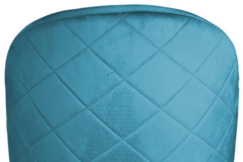 Krzesło tapicerowane GLORIA SEA BLUE VELVET Krzesło tapicerowane GLORIA SEA BLUE VELVET