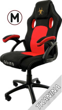 Fotel obrotowy do biurka CARRERA M RED FABRIC