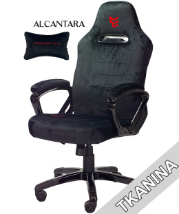 Fotel obrotowy do biurka HELLCAT ALCANTARA