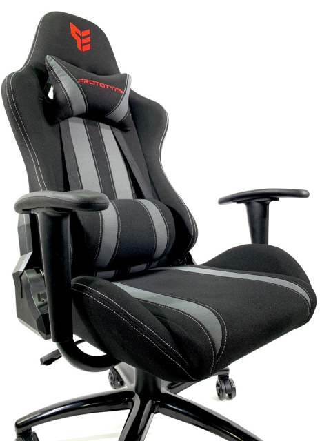 Fotel obrotowy gamingowy WARRIOR GREY PRO-XL Fotel obrotowy gamingowy WARRIOR GREY PRO-XL