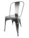 Krzesło metalowe loft CORSICA GRAPHITE
