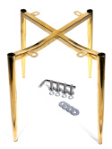 Krzesło tapicerowane BORGO VELVET PURPLE GOLD