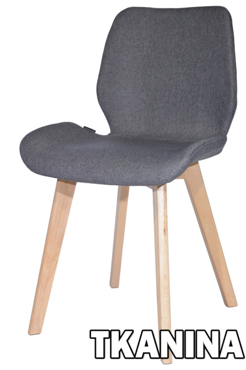 Krzesło tapicerowane SOPHIA FABRIC GREY Krzesło tapicerowane SOPHIA FABRIC GREY