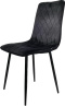 Krzesło tapicerowane SORANO VELVET BLACK