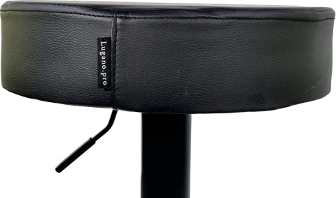 Krzesło barowe SMILE BAR BLACK PU hoker Krzesło barowe SMILE BAR BLACK PU hoker
