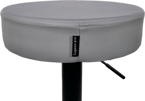Krzesło barowe SMILE BAR GREY PU hoker Krzesło barowe SMILE BAR GREY PU hoker