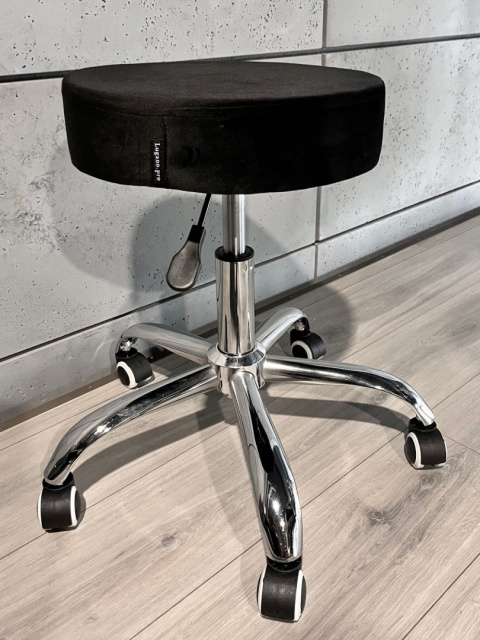 Krzesło obrotowe SIMPLE OFFICE BLACK VELVET Krzesło obrotowe SIMPLE OFFICE BLACK VELVET