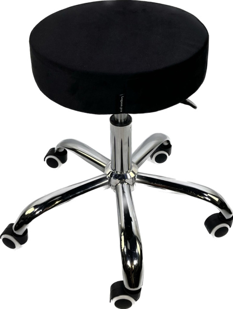 Krzesło obrotowe SIMPLE OFFICE BLACK VELVET Krzesło obrotowe SIMPLE OFFICE BLACK VELVET