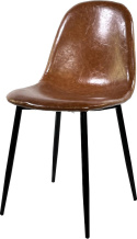 Krzesło tapicerowane GIULIA BROWN PU