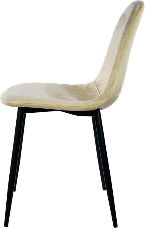Krzesło tapicerowane GIULIA IVORY VELVET Krzesło tapicerowane GIULIA IVORY VELVET