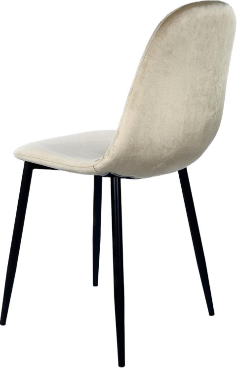 Krzesło tapicerowane GIULIA IVORY VELVET Krzesło tapicerowane GIULIA IVORY VELVET