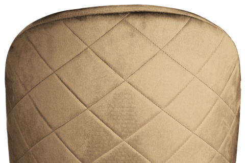 Krzesło tapicerowane GLORIA SAND VELVET GOLD Krzesło tapicerowane GLORIA SAND VELVET GOLD