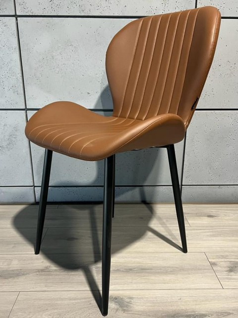 Krzesło tapicerowane MONTI BROWN PU Krzesło tapicerowane MONTI BROWN PU